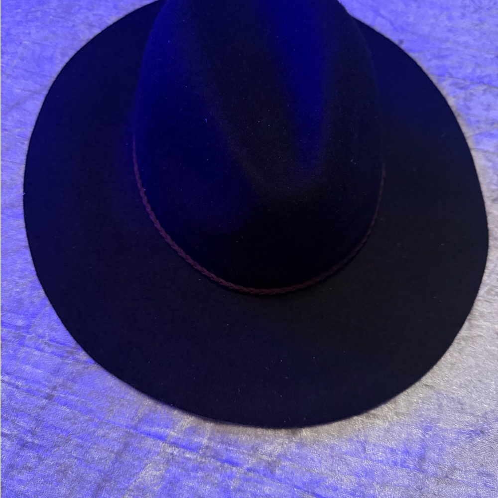 Brixton Midnight Black Fedora Hat